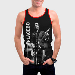Майка-безрукавка мужская Placebo Пласибо рок-группа, цвет: 3D-красный — фото 2