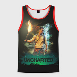 Майка-безрукавка мужская Uncharted Tom Holland, цвет: 3D-красный