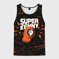 Майка-безрукавка мужская Южный парк - Кенни, цвет: 3D-черный