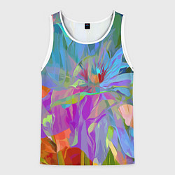 Мужская майка без рукавов Abstract color pattern Summer 2022