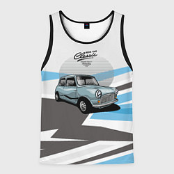 Майка-безрукавка мужская Автомобиль классика, цвет: 3D-черный