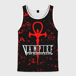Майка-безрукавка мужская Vampire The Masquerade Bloodlines, цвет: 3D-белый