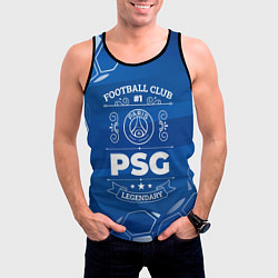 Майка-безрукавка мужская PSG FC 1, цвет: 3D-черный — фото 2