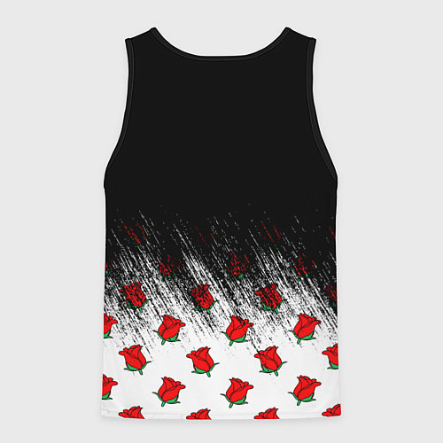 Мужская майка без рукавов PYTN X ROSE пейтон моормиер / 3D-Черный – фото 2