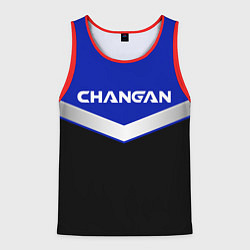 Майка-безрукавка мужская ЧАНГАН - CHANGAN - ФОРМА, цвет: 3D-красный