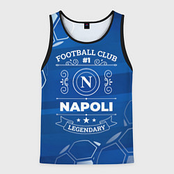 Майка-безрукавка мужская Napoli FC 1, цвет: 3D-черный