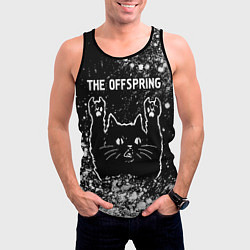 Майка-безрукавка мужская The Offspring Rock Cat, цвет: 3D-черный — фото 2