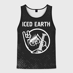 Майка-безрукавка мужская Iced Earth - КОТ - Гранж, цвет: 3D-черный