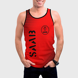 Майка-безрукавка мужская СААБ SAAB Карбон FS, цвет: 3D-черный — фото 2