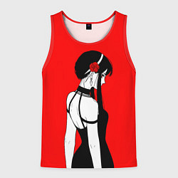 Майка-безрукавка мужская Spy x Family Йор Форджер, цвет: 3D-красный