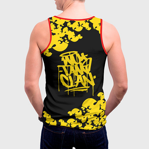 Мужская майка без рукавов Wu bats / 3D-Красный – фото 4