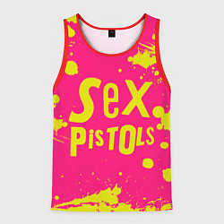 Мужская майка без рукавов Sex Pistols Yellow Logo