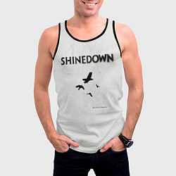 Майка-безрукавка мужская The Sound of Madness - Shinedown, цвет: 3D-черный — фото 2