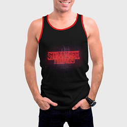Майка-безрукавка мужская С логотипом Stranger Things, цвет: 3D-красный — фото 2