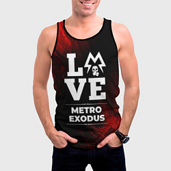 Майка-безрукавка мужская Metro Exodus Love Классика, цвет: 3D-черный — фото 2