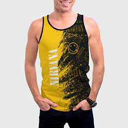Майка-безрукавка мужская Nirvana Паттерн, цвет: 3D-черный — фото 2