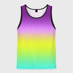 Мужская майка без рукавов Multicolored Ombre gradient