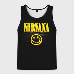 Майка-безрукавка мужская NIRVANA соты, цвет: 3D-черный