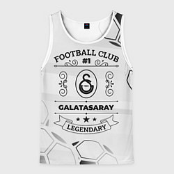 Майка-безрукавка мужская Galatasaray Football Club Number 1 Legendary, цвет: 3D-белый