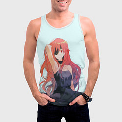 Майка-безрукавка мужская Красотка Хва, цвет: 3D-белый — фото 2