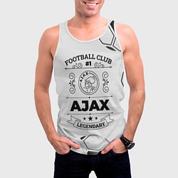 Майка-безрукавка мужская Ajax Football Club Number 1 Legendary, цвет: 3D-белый — фото 2