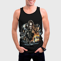 Майка-безрукавка мужская Фильм Ворон, Постер The Crow, цвет: 3D-черный — фото 2