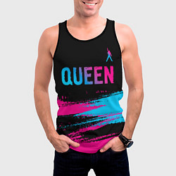 Майка-безрукавка мужская Queen Neon Gradient, цвет: 3D-черный — фото 2