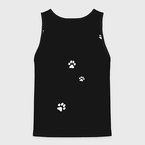 Мужская майка без рукавов Stray / 3D-Черный – фото 2