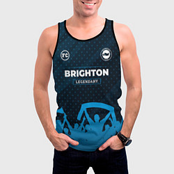 Майка-безрукавка мужская Brighton legendary форма фанатов, цвет: 3D-черный — фото 2