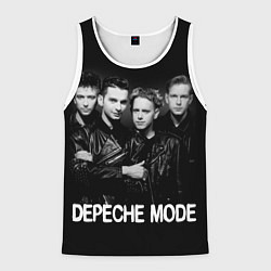 Мужская майка без рукавов Depeche Mode - black & white portrait