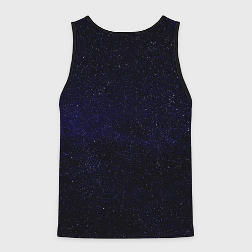 Мужская майка без рукавов Молчаливые космические дали / 3D-Черный – фото 2