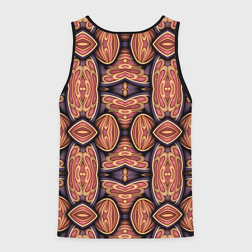 Мужская майка без рукавов Объемная абстракция / 3D-Черный – фото 2