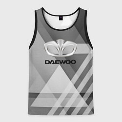 Майка-безрукавка мужская Daewoo - logo, цвет: 3D-черный