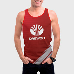 Майка-безрукавка мужская Daewoo - sport, цвет: 3D-красный — фото 2