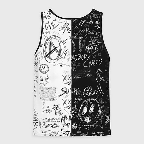 Мужская майка без рукавов Мегумин - Коносуба / 3D-Черный – фото 2