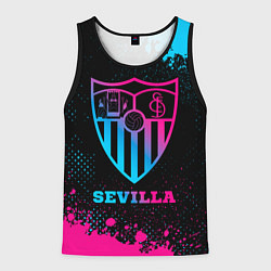 Майка-безрукавка мужская Sevilla - neon gradient, цвет: 3D-черный