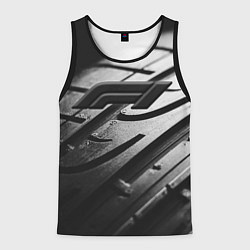 Мужская майка без рукавов Formula 1 - dark theme