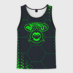 Майка-безрукавка мужская Battletoads Абстракция соты, цвет: 3D-черный