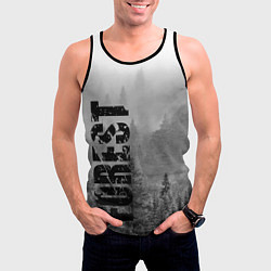 Майка-безрукавка мужская Gray Forest, цвет: 3D-черный — фото 2