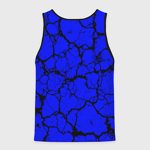 Мужская майка без рукавов Радужные друзья персонаж Синий / 3D-Черный – фото 2