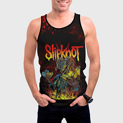 Майка-безрукавка мужская Slipknot Monster, цвет: 3D-черный — фото 2