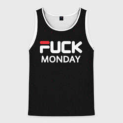 Мужская майка без рукавов Fuck monday - antibrand, fila