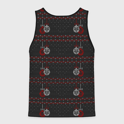 Мужская майка без рукавов Дайте мне нормальный год! / 3D-Черный – фото 2