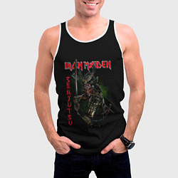 Майка-безрукавка мужская Iron Maiden Senjutsu samurai, цвет: 3D-белый — фото 2