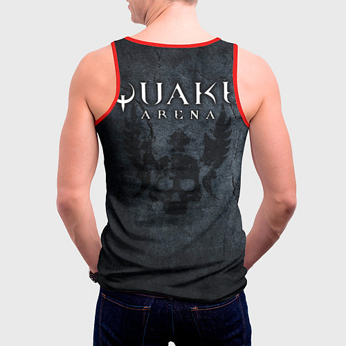 Мужская майка без рукавов Quake 3 arena / 3D-Красный – фото 4