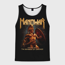 Майка-безрукавка мужская Manowar rock, цвет: 3D-черный
