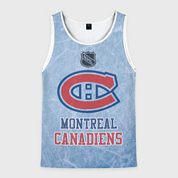 Майка-безрукавка мужская Montreal Canadiens - NHL, цвет: 3D-белый