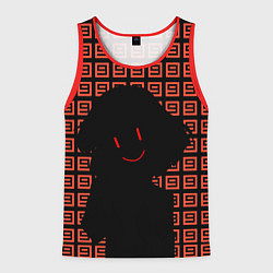 Майка-безрукавка мужская Undertale - Frisk smile, цвет: 3D-красный