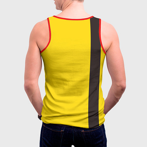 Мужская майка без рукавов Человек-бензопила - Пауэр / 3D-Красный – фото 4