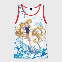 Майка-безрукавка мужская Ushio Kofune - Summertime Render, цвет: 3D-красный